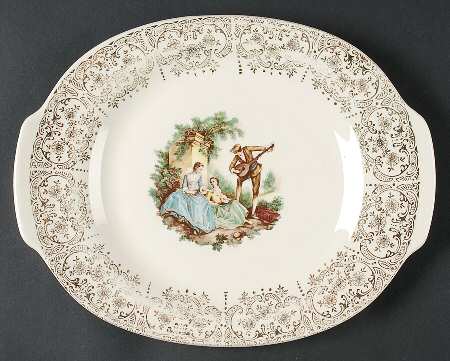 China d'Or (Filigree 1TS284) 12" Oval Serving Platter