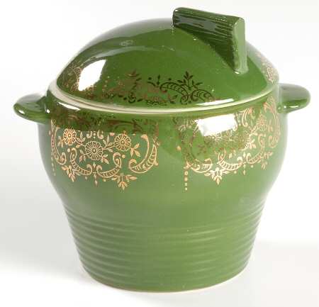Chateau France Forest Green (Fil 1TS284) Sugar Bowl & Lid