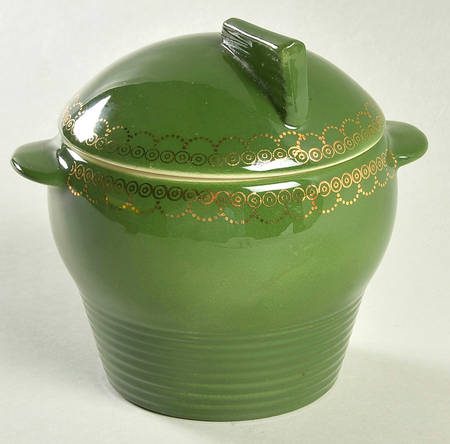 Chateau France Forest Green (TS562) Sugar Bowl & Lid
