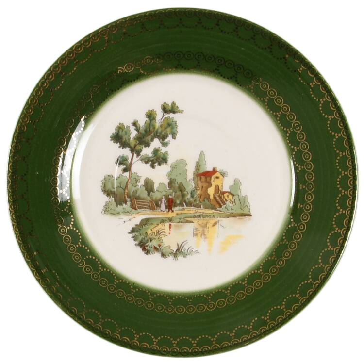 Chateau France Forest Green (TS562) Saucer