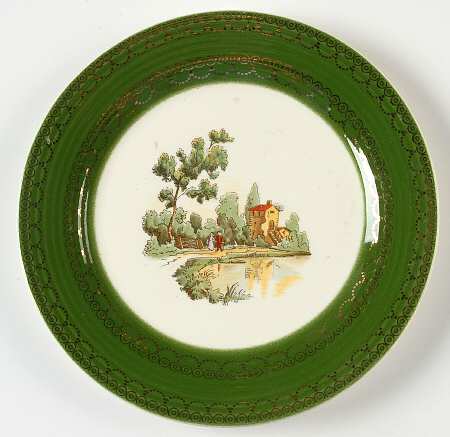 Chateau France Forest Green (TS562) Bread & Butter Plate