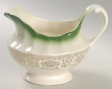 Chateau France Mandarin Green (KS384) Creamer