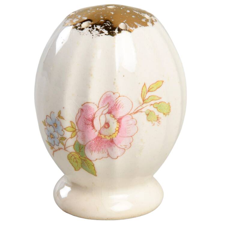 China Rose (Scalloped) Salt Shaker