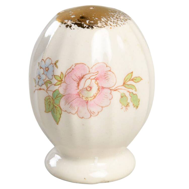 China Rose (Scalloped) Pepper Shaker