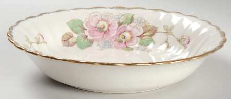 China Rose (Scalloped) Coupe Soup Bowl