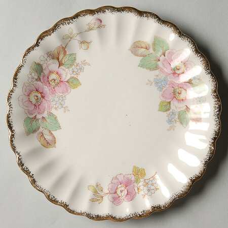 China Rose (Scalloped) Bread & Butter Plate by Limoges-American