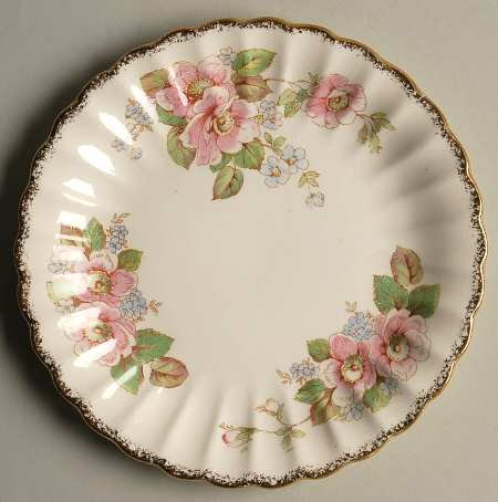 China Rose (Scalloped) Salad Plate by Limoges-American