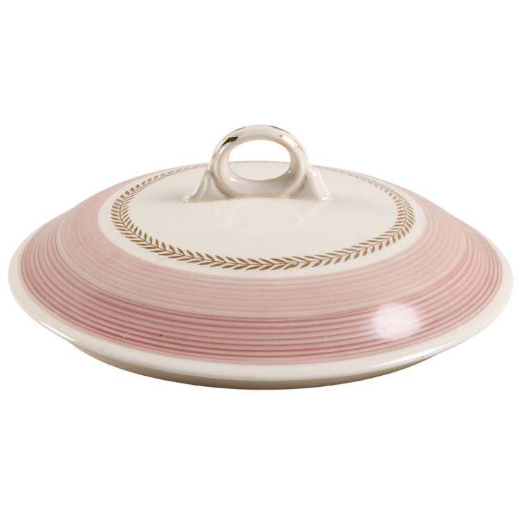 Coronet Rose Lid for Round Vegetable