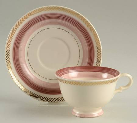Coronet Rose Footed Cup & Saucer Set