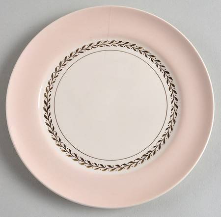 Diploma Coral Pink Bread & Butter Plate
