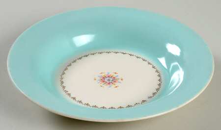 Empress Mist Cotillion Blue (#1TS368W) Rim Soup Bowl