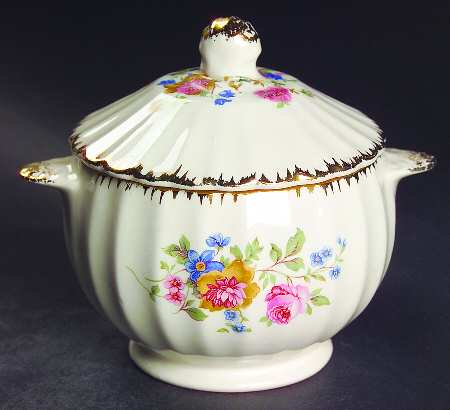 English Rose Sugar Bowl & Lid