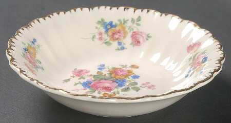 English Rose Fruit/Dessert (Sauce) Bowl