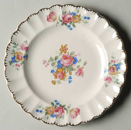 English Rose Bread & Butter Plate