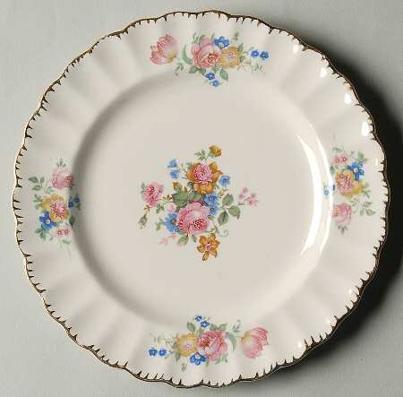 English Rose Salad Plate