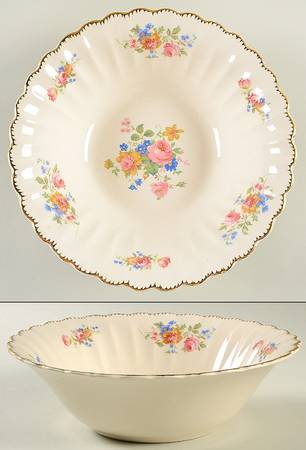 English Rose 8" Round Vegetable Bowl