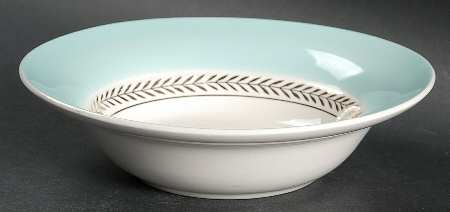 Federal Araby Blue Rim Cereal Bowl