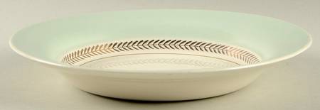 Federal Aqua Green Rim Soup Bowl