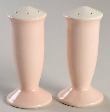Federal Coral Pink Salt & Pepper Set