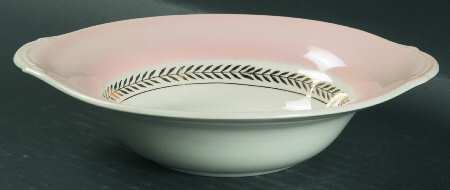 Federal Coral Pink Lugged Cereal Bowl