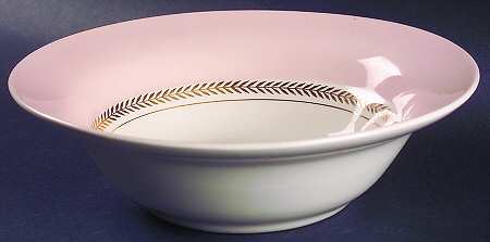 Federal Coral Pink 8" Round Vegetable Bowl