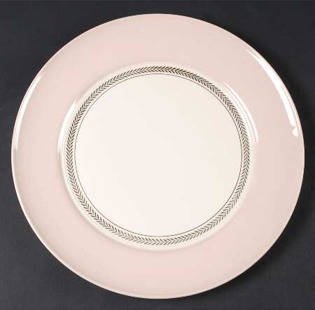 Federal Coral Pink 12" Chop Plate (Round Platter)