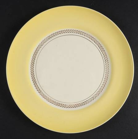 Federal Jonquil Yellow Luncheon Plate