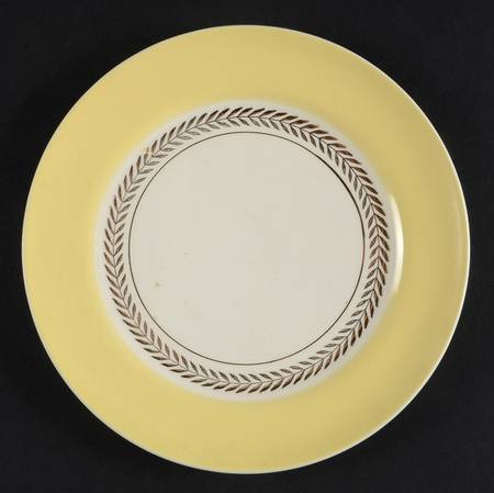Federal Jonquil Yellow Bread & Butter Plate