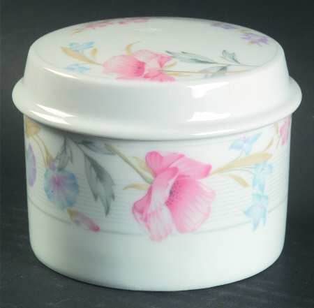 Flowers Sugar Bowl & Lid