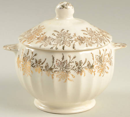 Fortune Sugar Bowl & Lid by Limoges-American
