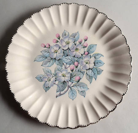 Grey Blossom by Limoges-American