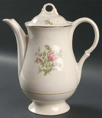 Imperial Rose Coffee Pot & Lid