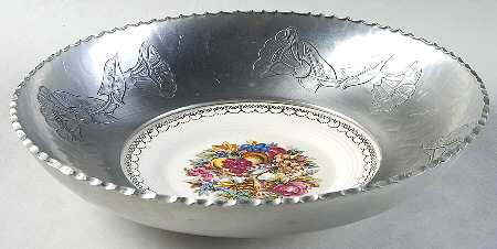 Imperial Victorian Bowl w/Metal Rim (Uses Bread & Butter Plate)