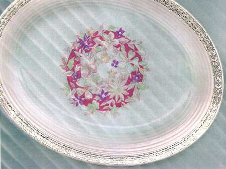 Lamour 12" Oval Serving Platter