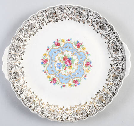 Lyric Handled Cake Plate