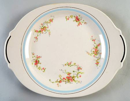 Nancy Rose 13" Oval Serving Platter
