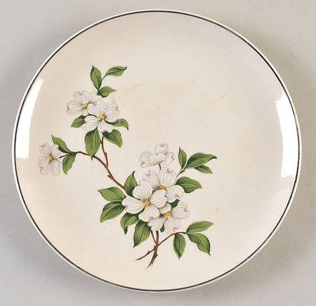 New Dogwood Bread & Butter Plate
