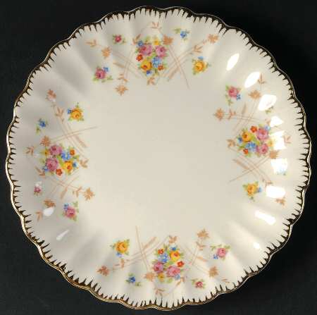 New Princess (Scalloped, Gold Trim) Bread & Butter Plate