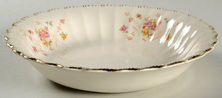 New Princess (Scalloped, Gold Trim) Coupe Soup Bowl