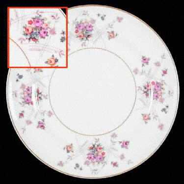 New Princess (Smooth, Yellow Trim) Salad Plate