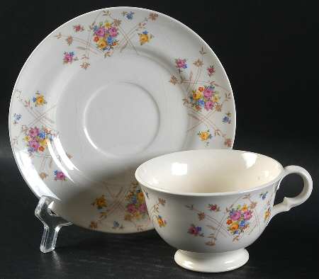 New Princess Footed Cup & Saucer Set