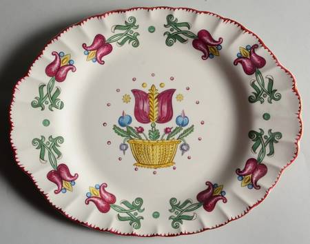 Old Dutch 11" Oval Serving Platter