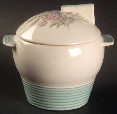 Oslo Blue Sugar Bowl & Lid