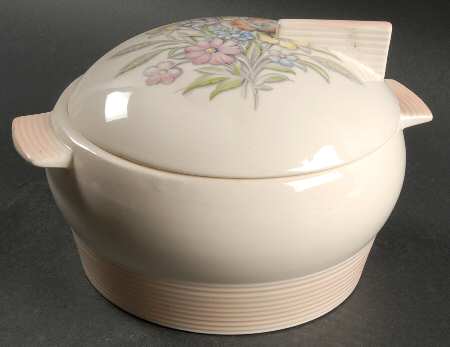Oslo Pink Round Covered Vegetable