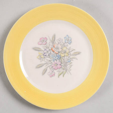 Oslo Yellow Salad Plate