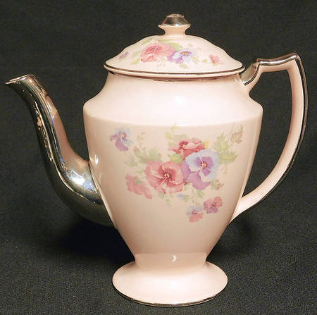 The Pansy (Glo Peach) Coffee Pot & Lid