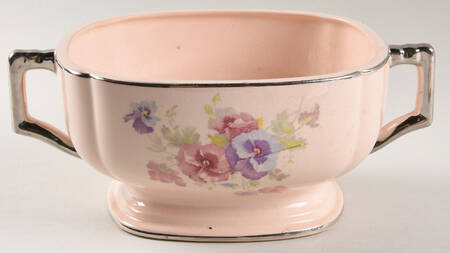 The Pansy (Glo Peach) Round Vegetable No Lid