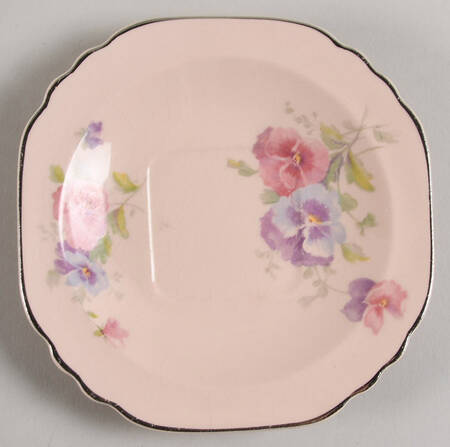 The Pansy (Glo Peach) Saucer