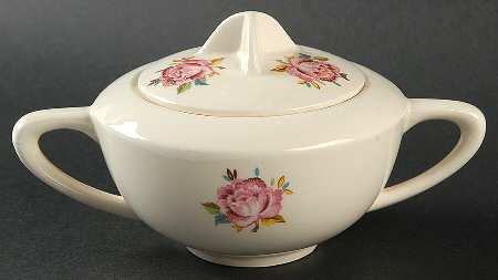 Regency Bouquet Sugar Bowl & Lid