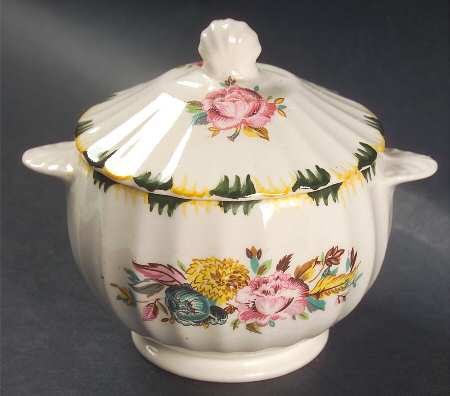 Regency Monsoon Sugar Bowl & Lid by Limoges-American